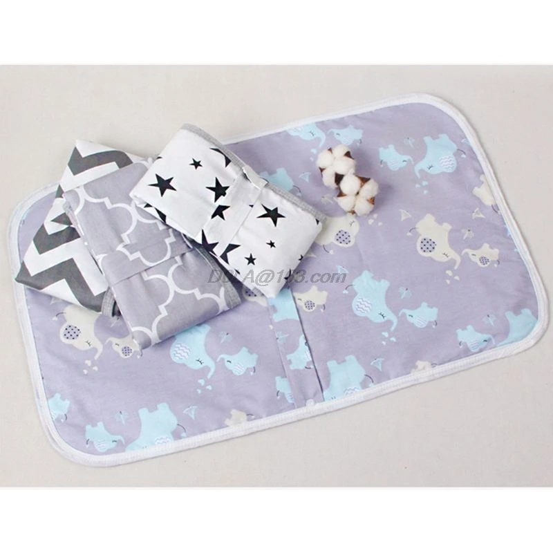 Portable Newborn Waterproof Baby Changing Mat Infant Foldable Travel Changing Diaper Nappy Liners Pad