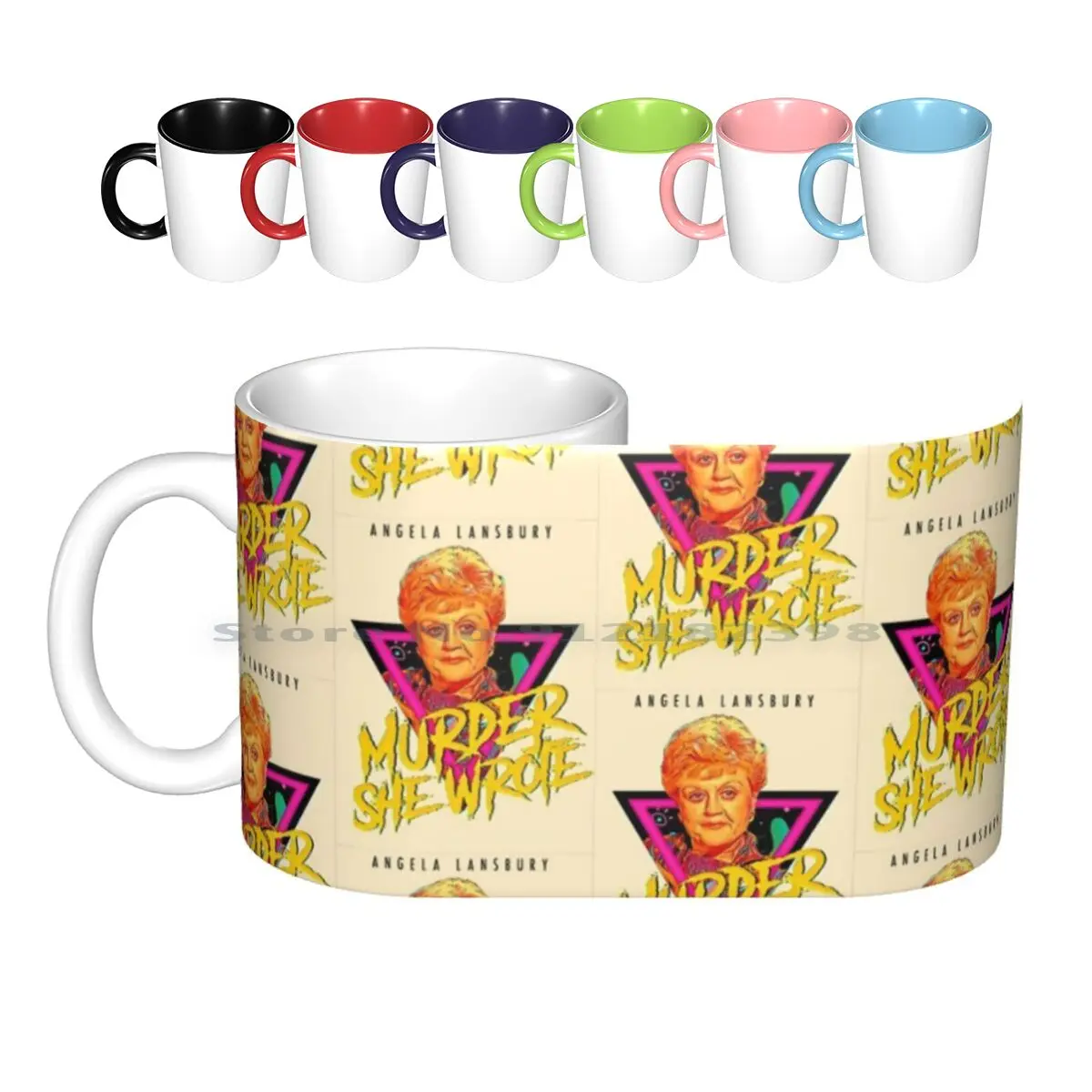 Murder She Wrote Retro Realness Ceramic Mugs Coffee Cups Milk Tea Mug Murder She Wrote Murder Fletcher Fletcher Jb Fletcher