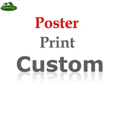Custom Prints Photos Posters Print on Waterproof Canvas Wall Art Pictures Decorative Painting for Home Decor Christmas Gifts