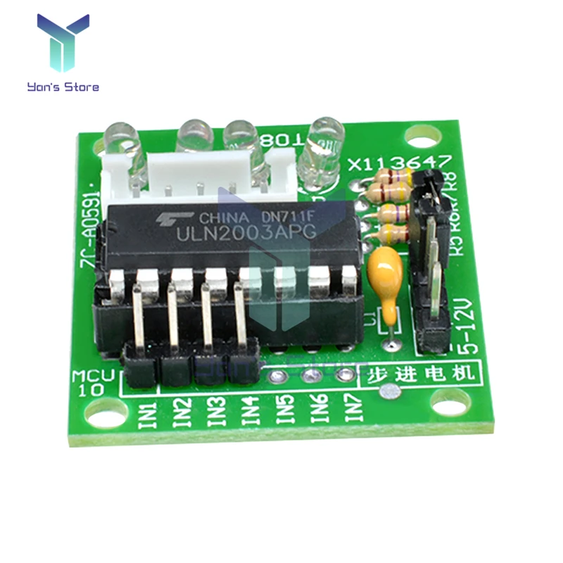 ULN2003 Stepper Motor Driver Board Newest Test Module Motor Drive Controller for Arduino AVR SMD 28BYJ-48 5V 12V High Power