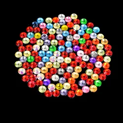 1000p ss6-ss30 colore glitter Nail Art Gemma pietra FlatBack Resina cristallo Strass gioiello scarpe borse cap indumento Decorazioni fai da te