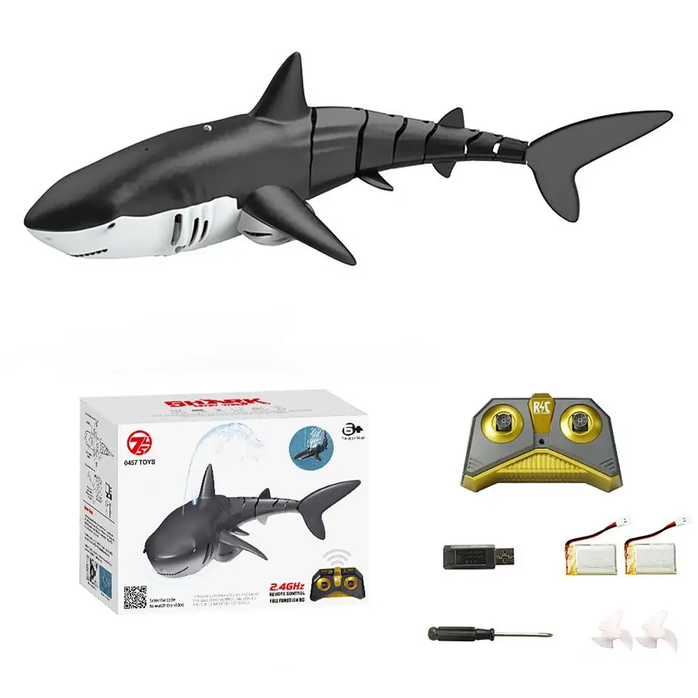 Robot requin électrique télécommandé pour enfant, jouet pour garçon, sous-marin, animaux RC