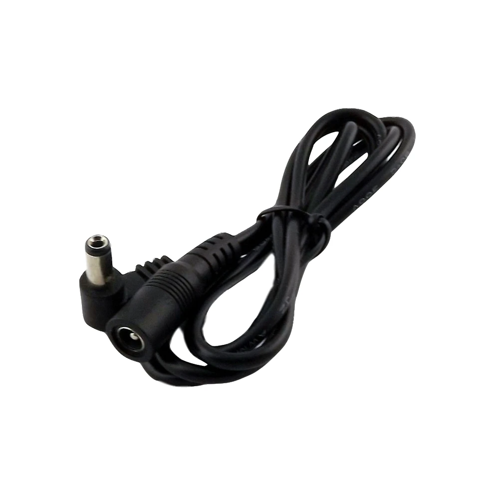 DC-Stromverlängerungskabel 5,5mm X 2,1mm 90 Grad Rechtwinkliger Stecker auf Buchse Adapter CCTV Überwachungskamera LED-Streifen – Detail 9