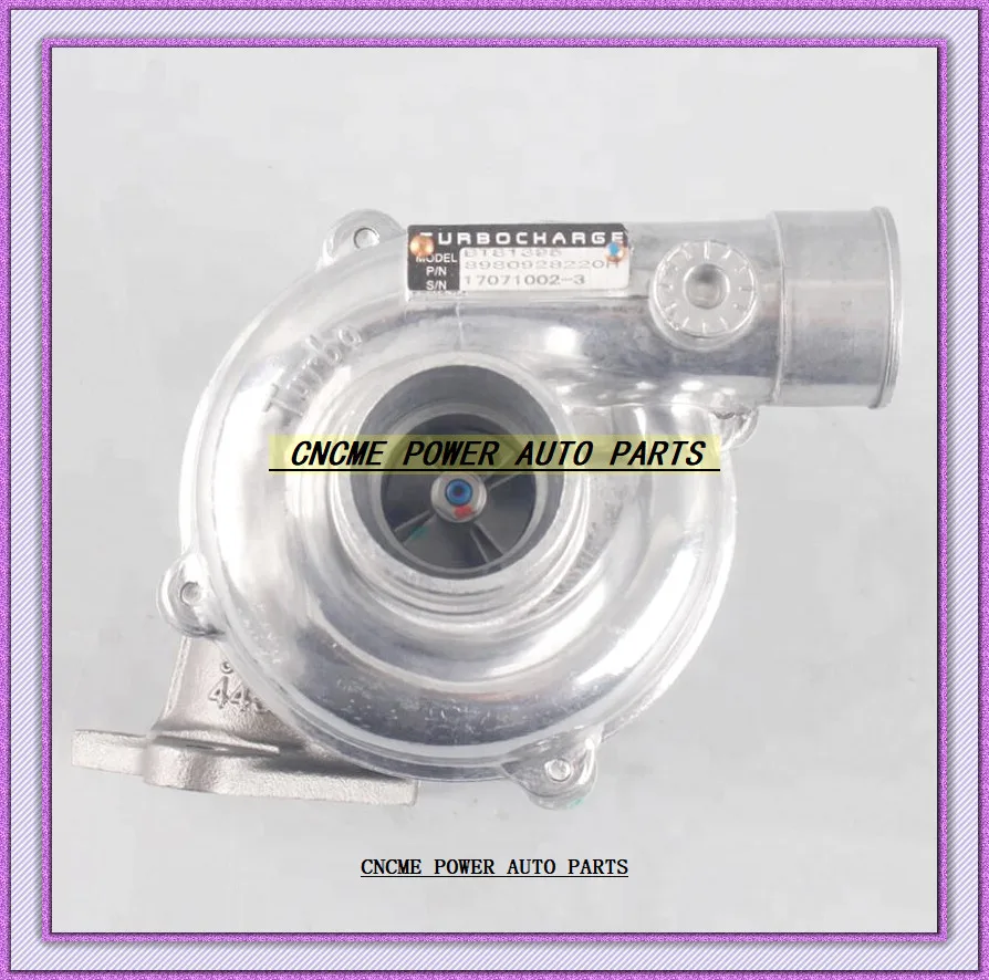 Turbo Turbocharger RHF3 VA410146 8980928220 898092 8220 898092-8220 8-98092-8220 For Hitachi ZAXIS 160LC-3 4LE2XCUA  with gasket