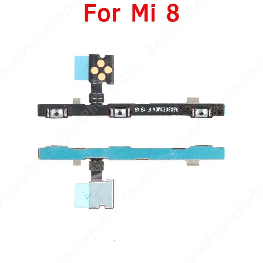 For Xiaomi Mi 8 Pro Mi8 Lite Side Button Power On Off Mute Volume