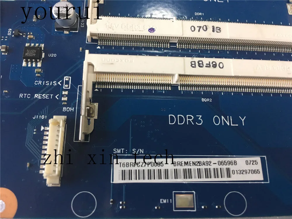 yourui For samsung NP-R540 R540 Laptopmotherboard BA92-06596A BA92-06596B BA41-01286A  DDR3 Fully Tested