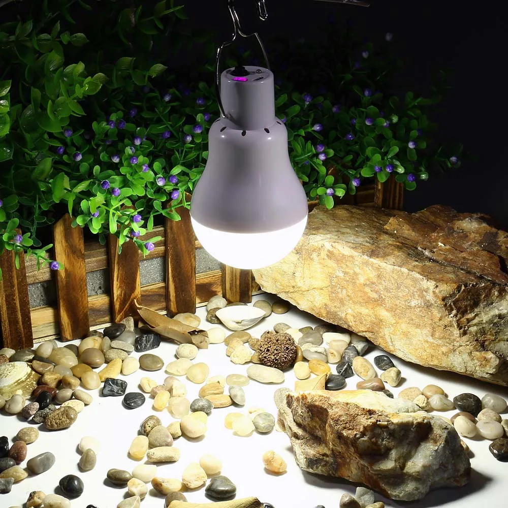 

Solar Outdoor Light 15W 130LM Solar Power Lamp Portable Garden Light Rechargeable LED Bulb Energy Lamp Led Lighting For Outdoor