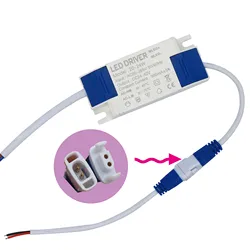 LED Driver 20-24W 500mA  600mA Power supply built-in constant current Lighting 85-265V Transforme with shell  for Panel Light