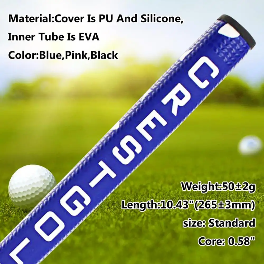 CRESTGOLF Golf Putter Grips Standardowy rozmiar dla kobiet Golf Club Grips Pokryte PU i EAV Antypoślizgowe Miękkie w dotyku Darmowa wysyłka