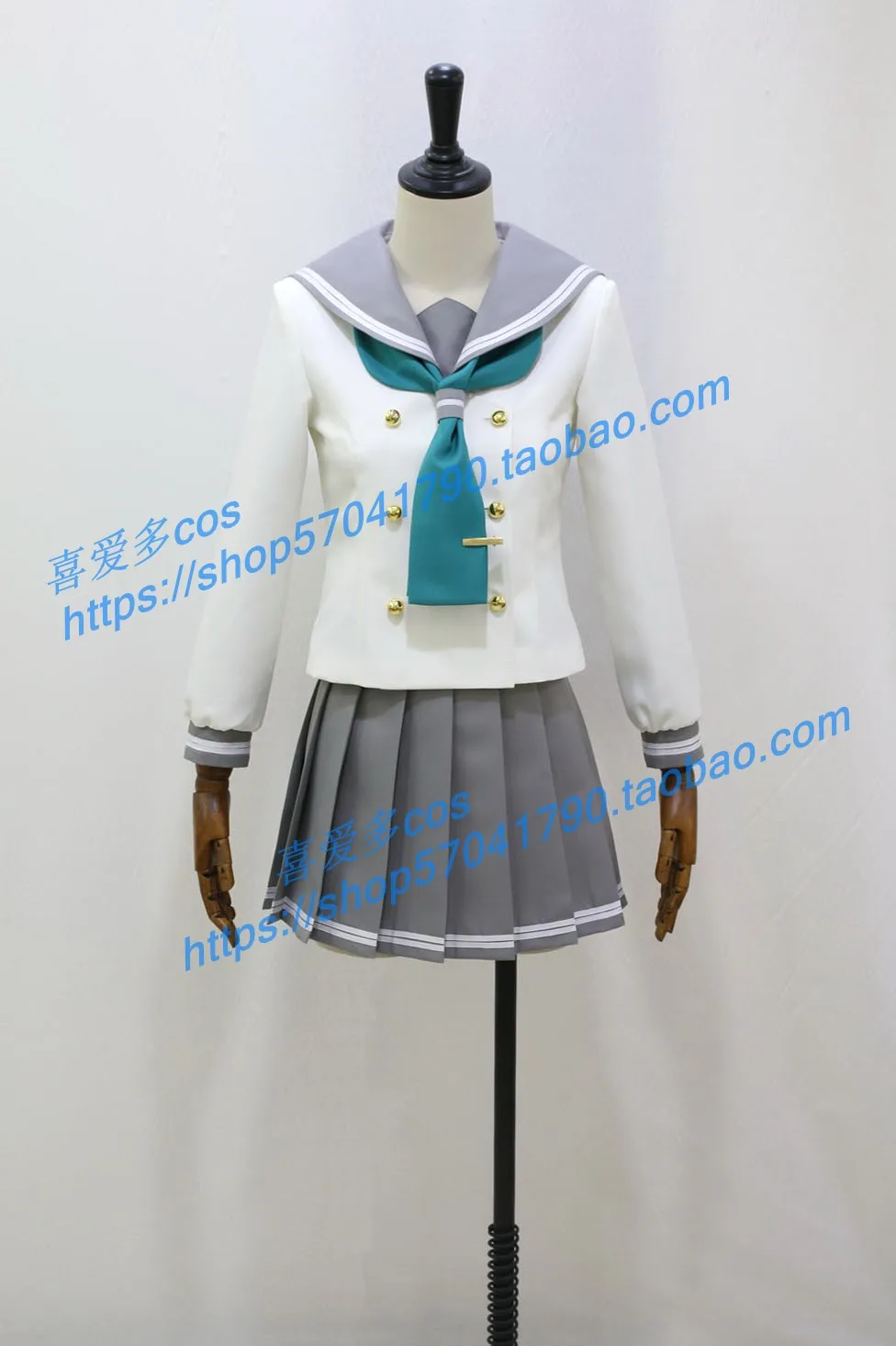 LoveLive!Sunshine!! Aqours Takami Chika Sakurauchi Riko Matsuura Kanan Kurosawa Dia School Uniform Sailor Suit Cosplay Costume