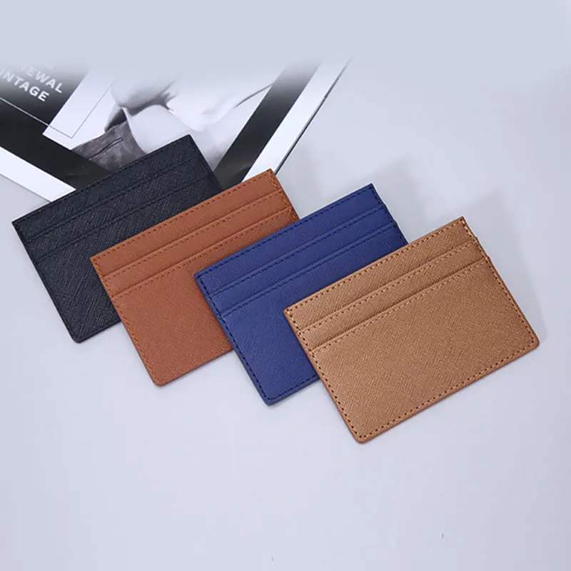 Super Slim Soft Wallet 100% Sheepskin Genuine Leather Mini Credit Card Wallet Purse Card Holders Men Wallet Thin Small