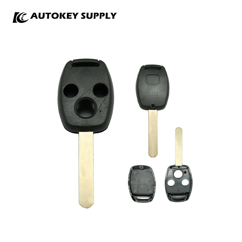 For Honda 3 Buttons Remote Key Shell Without Sticker  Without Chip Position  Autokeysupply AKHDS260