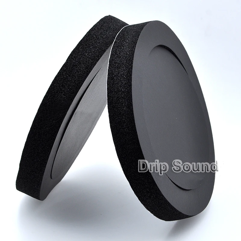 6.5 بوصة صوت السيارة العالمي المتكلم العزل حلقة عازلة للصوت وسادة قطن صوت مجد # أسود