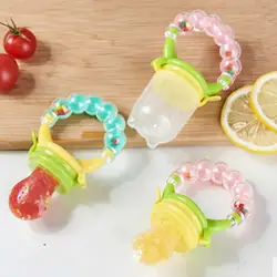 Baby Pacifier Safe Fruit Infant Food Nibbler Holder Nipples Silicone Soother Feeding Teat Pacifier Bottles Supplies