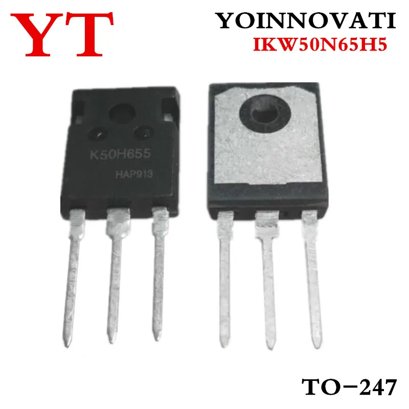 

50pcs/lot K50EH5 IKW50N65H5 650V 50A IGBT TO-247 IC Best quality