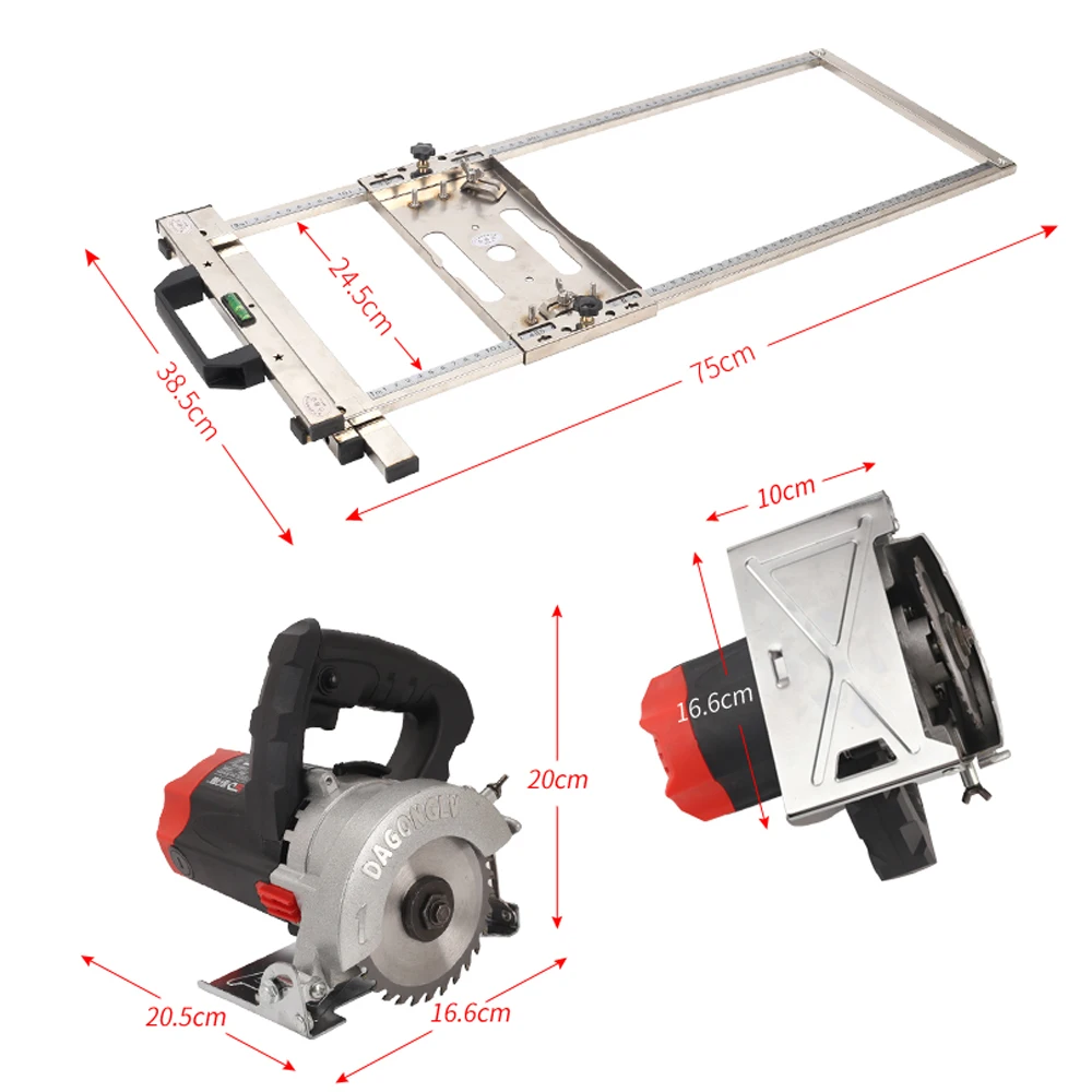 Electricity Multifunction Circular Saw Trimmer Machine Edge Guide Positioning Cutting board tools Woodworking Router