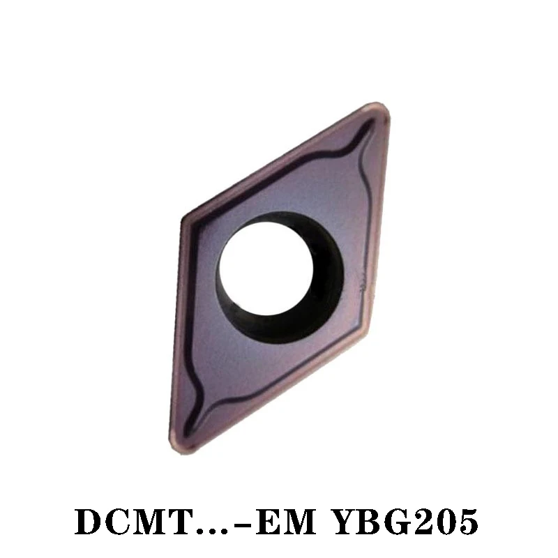 100% Original DCMT DCMT070204-EM DCMT070208-EM DCMT11T304-EM Carbide Insert For Lathe Cutters High Quality 10PCS