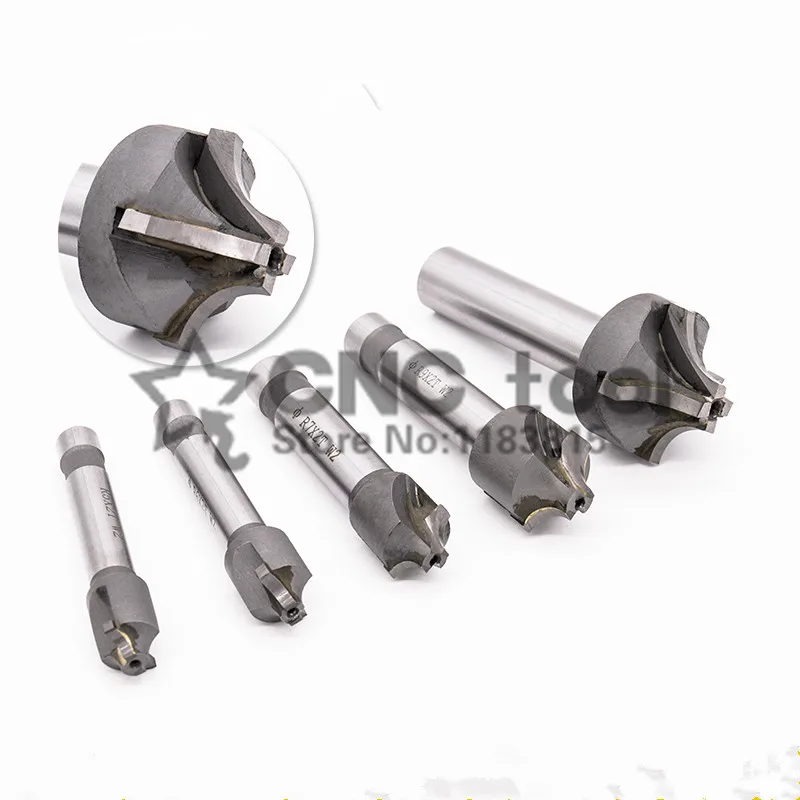 1PC 2/4 Flauti R2-R30 Carburo Cementato Angolo Arrotondamento End Macinapepe, sfera Dal Naso Concavo Raggio di Fresatura Frese E Taglierine Per