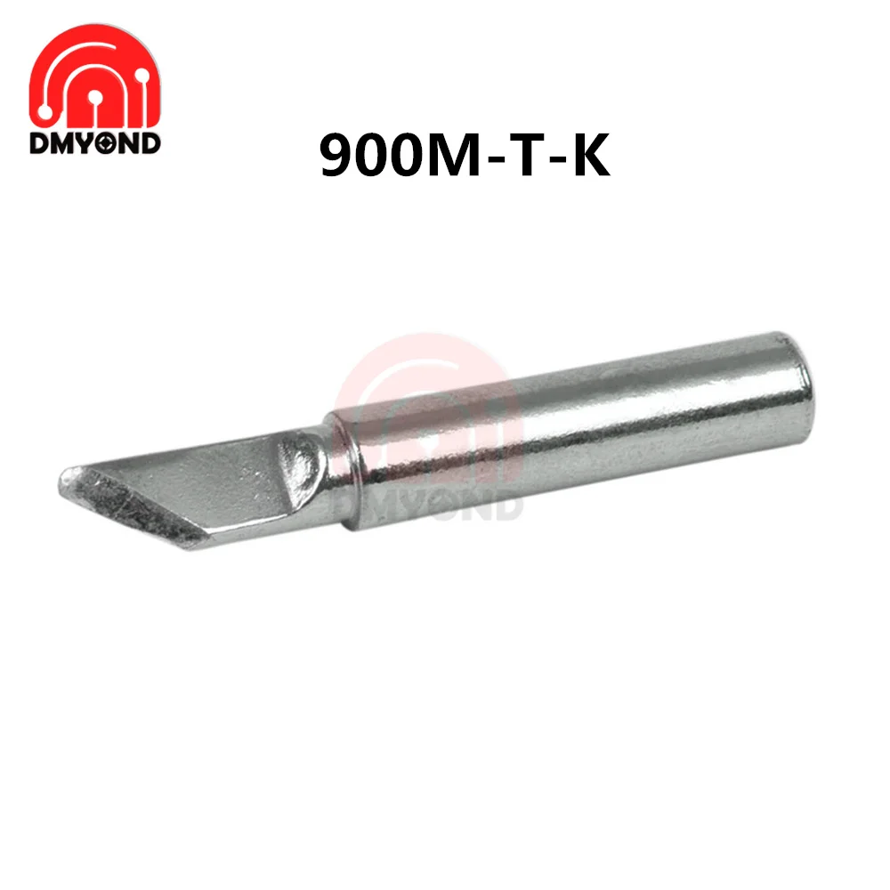 10pcs Soldering Iron Tip 900M T Diamagnetic Copper Lead-free Solder Tip 0.8D/0.5C/1C/LB/B/I/K Soldering Station