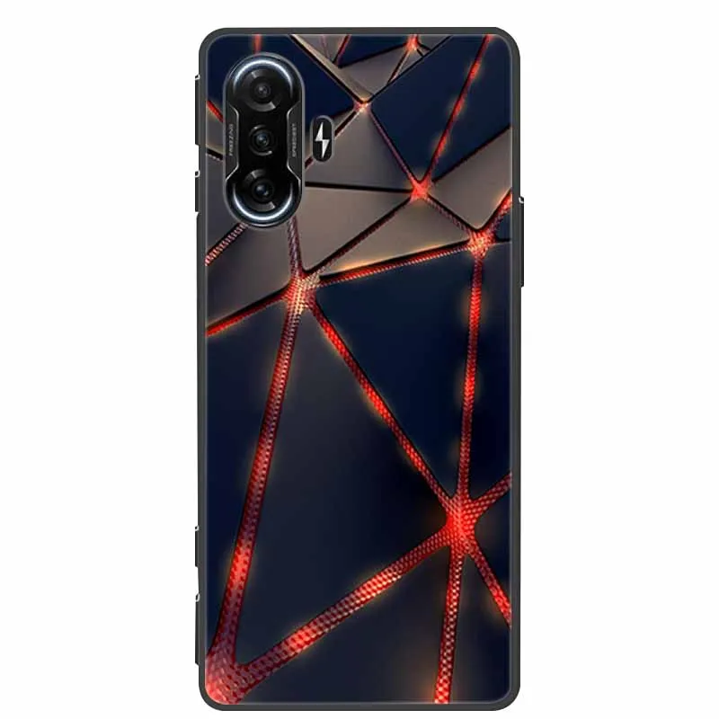 Pour Redmi K40 Jeu Antichoc en silicone Souple TPU Couverture Arrière Pour Xiaomi Redmi K 40 K40 K50 Jeu Étuis de Téléphone De Dessin Animé Mignon