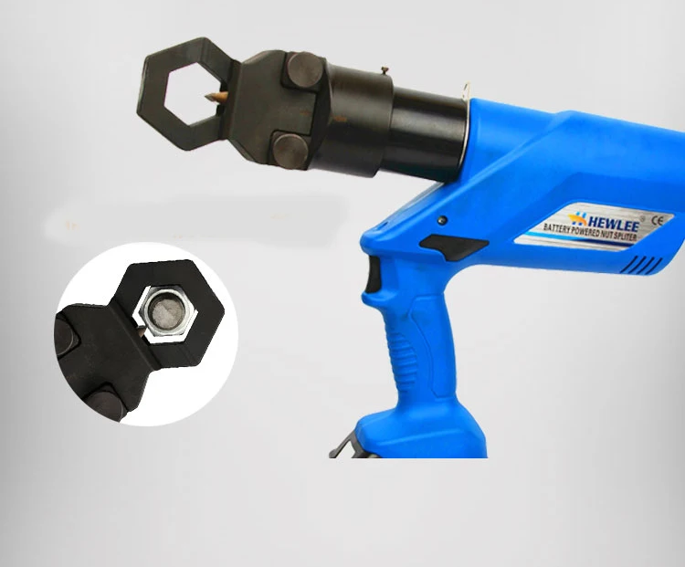 Rechargeable battery powered nut Crusher Electric nut Cutter Hydraulic nut Splitter Breakers  M8-M24