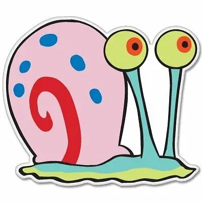 

Squarepants Gary The Snail Vynil Car Sticker Decal Stickers for Cars, Motos, Laptops, Industry