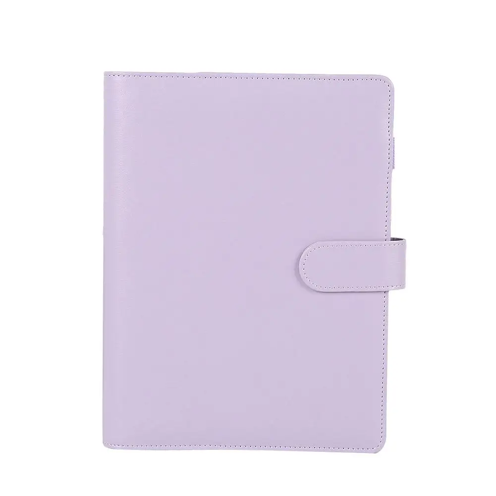 ホットセール!! ノートブックジャーナルアジェンダプランナーブックダイアリーフェイクレザーカバーのボタンスナップ