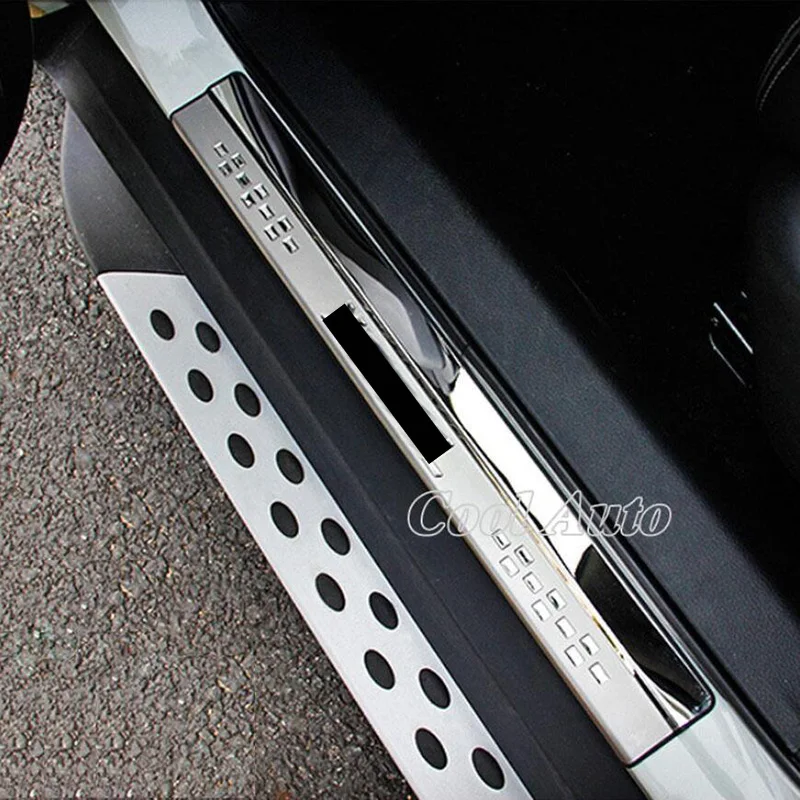 Fit For Nissan X-Trail T32 2014-2019 High quality Stainless Car Door Sills Scuff Plates Protector 4pcs