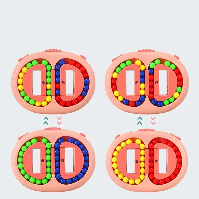 New Kids Rotating Magic Beans Fingertip Toys Children Spin Bead Puzzles Game Learning Educational Adults Stress Relief Toy 3