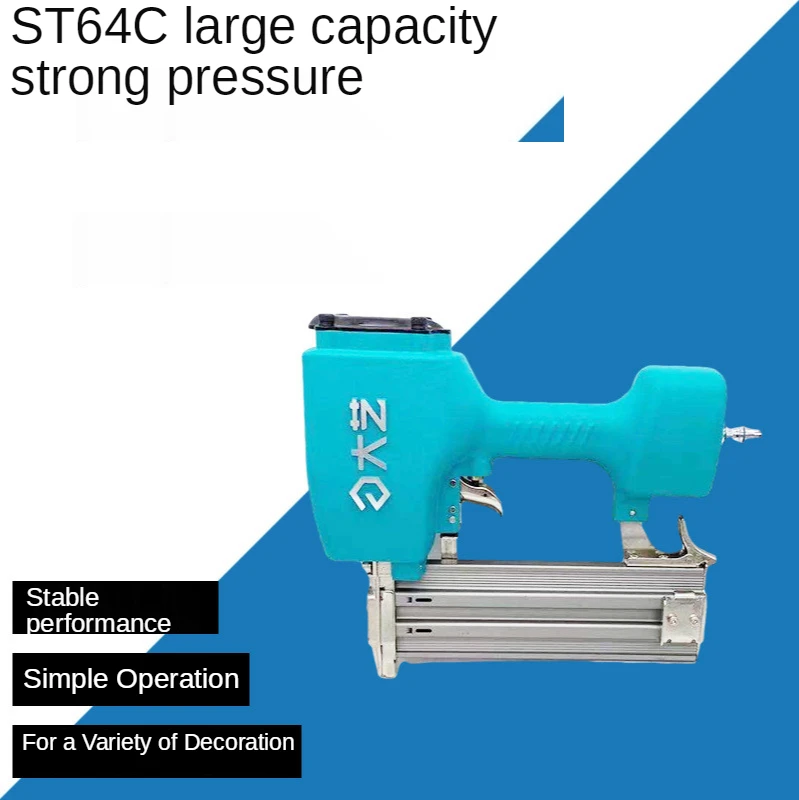 Steel nail gun large capacity strong pressure code nail gun door nail straight nail manual nail gun