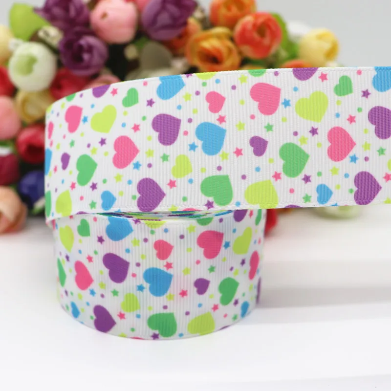 10 Yards 1,5'' 38MM Niedliche Bedruckte Grosgrain-Bänder für Haarschleifen DIY Handarbeitsmaterialien Y2020070701 – Detail 10