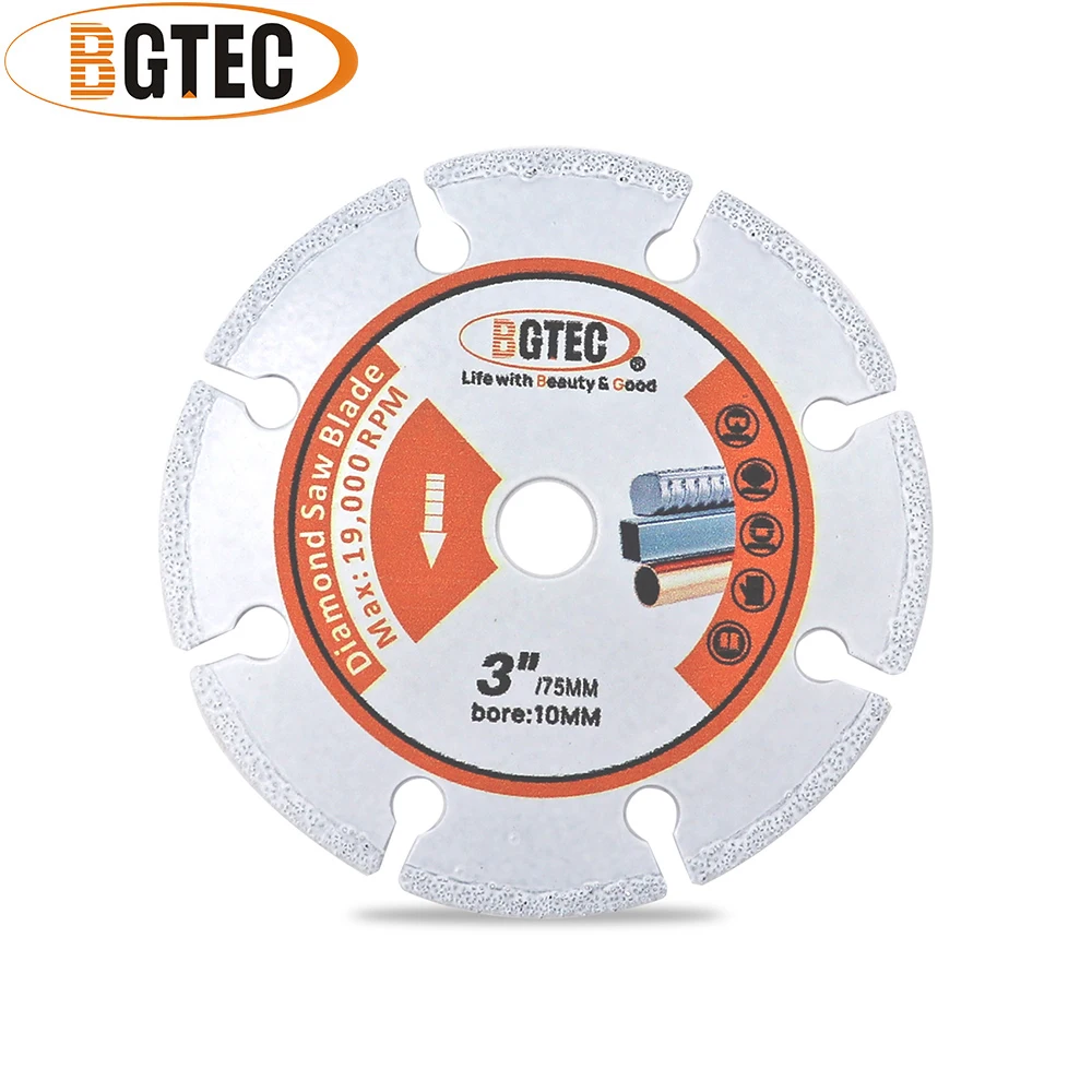 

Алмазный диск BGTEC 75 мм для угловой шлифовальной машины