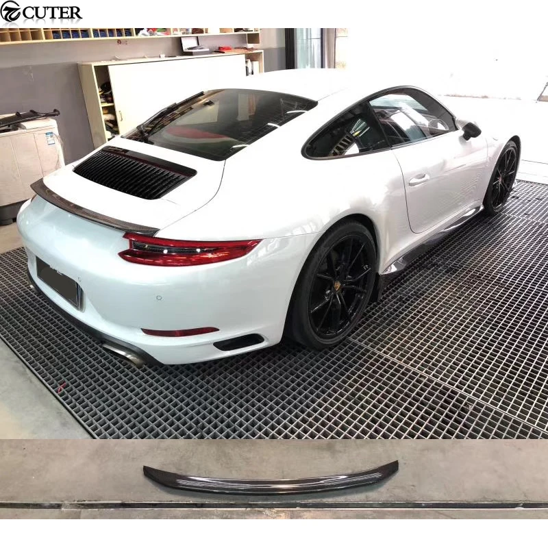 

911 991.2 Carbon Fiber Fiblerglass Rear Spoiler Splitter Wing for Porsche 911 Carrera 991.2 16-18