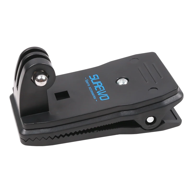 SUREWO حقيبة الظهر حزام جبل سريعة كليب جبل متوافق مع Gopro بطل 11/10/9/8/7/6(2018) الأسود ، DJI oomo العمل وأكثر من ذلك