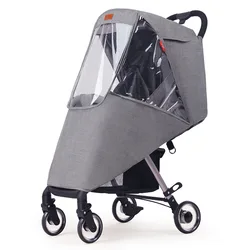 Baby Stroller Accessories Rain Cover PVC Universal Wind Dust Shield With Windows For Strollers Pushchairs Stroller Accessories