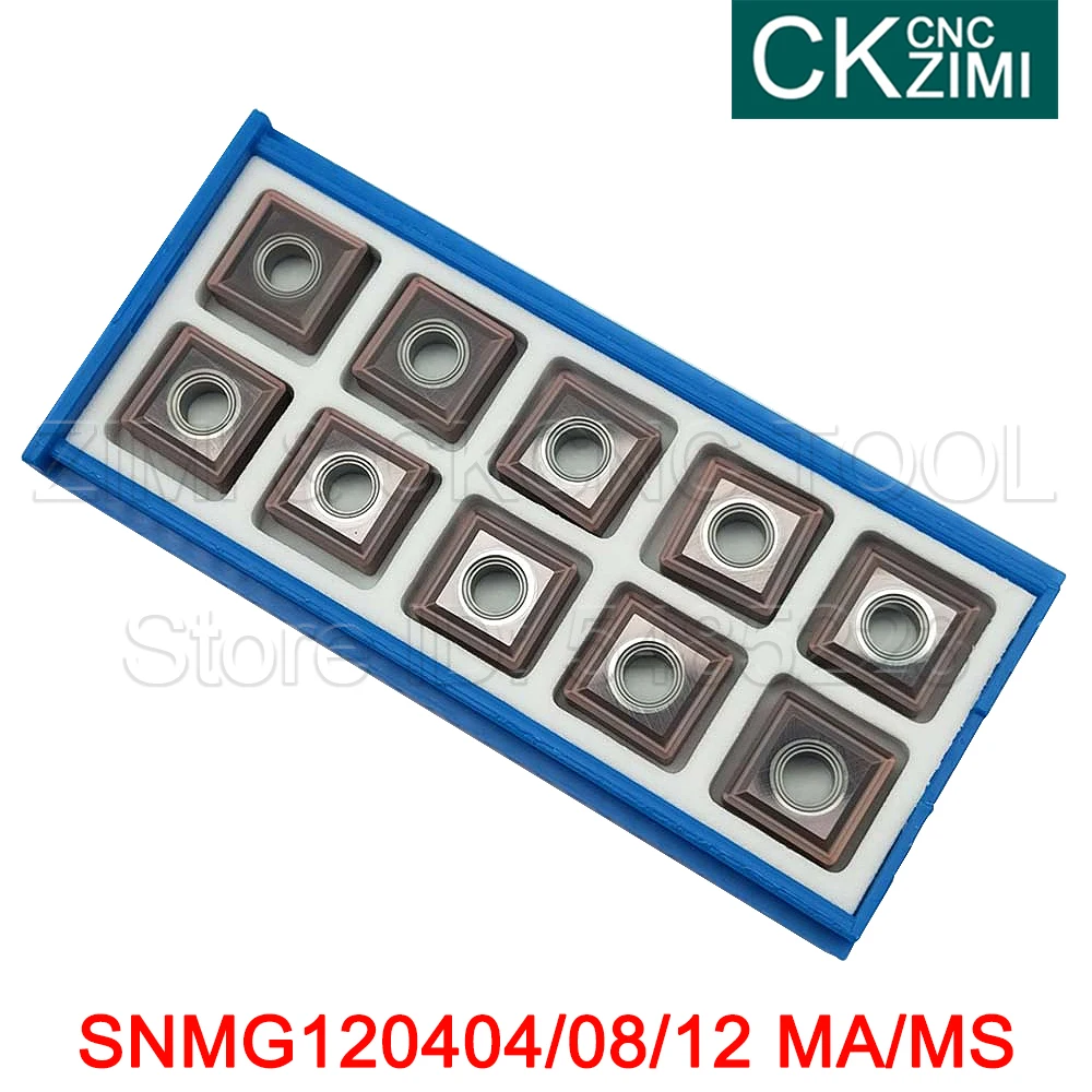 SNMG120404 SNMG120408 SNMG120412 MA MS External Turning Tool High Quality Lathe Cutter Tools SNMG 1204 Inserts For MSDNN Tools