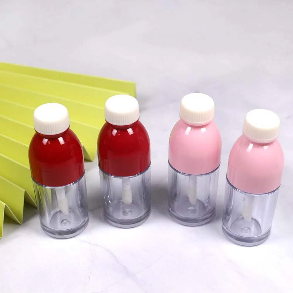 

50pcs 6ml Cola Water Bottle Clear Lipgloss Tubes Cosmetic Lip Gloss Packaging Container Wholesale