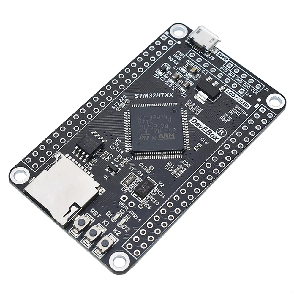 STM32H750VBT6 STM32H743VIT6 STM32H7 Development Board STM32 System Board M7 Core Board TFT Interface with USB Cable