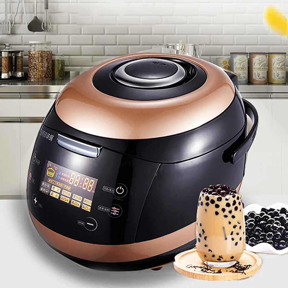 Commercial Automatic Bubble Tea Cooker Machine Boiling Pearl Pot For Milk Tea Shop Automatic Pearl Pot 5L Tapioca Pearl Cooker