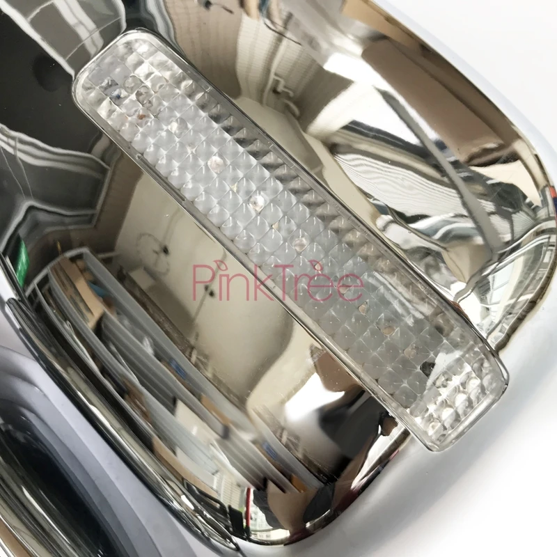 1998-2007 Accessory For Toyota Land Cruiser 100 LC100 For Lexus LX470 Chrome Side Wing Mirror Cover With LED Lamp Tuning