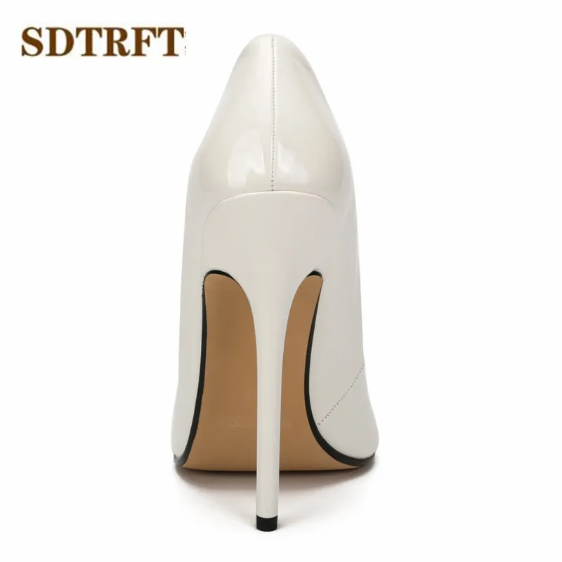 SDTRFT Women Pumps Brand 15cm Thin High Heels Patent Leather Pointed Toe Sexy Shoes Ladies Lzapatos Mujer Nightclub Stilettos