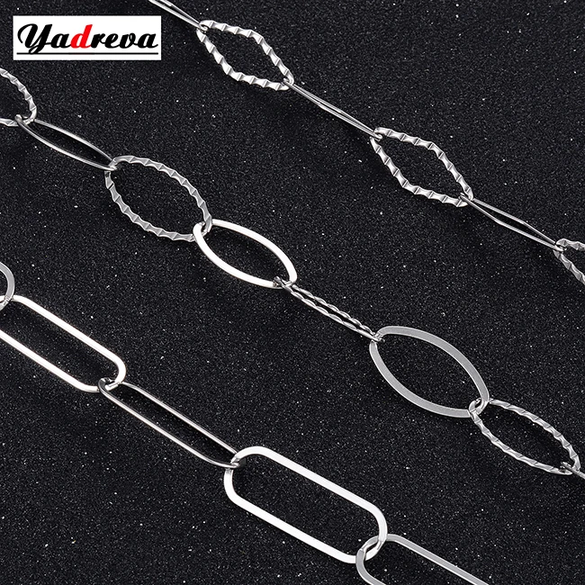 Schlichte, neue Hip-Hop-Halskette aus Edelstahl, Persönlichkeitskette, Jugendtrend-Schmuck – Detail 6