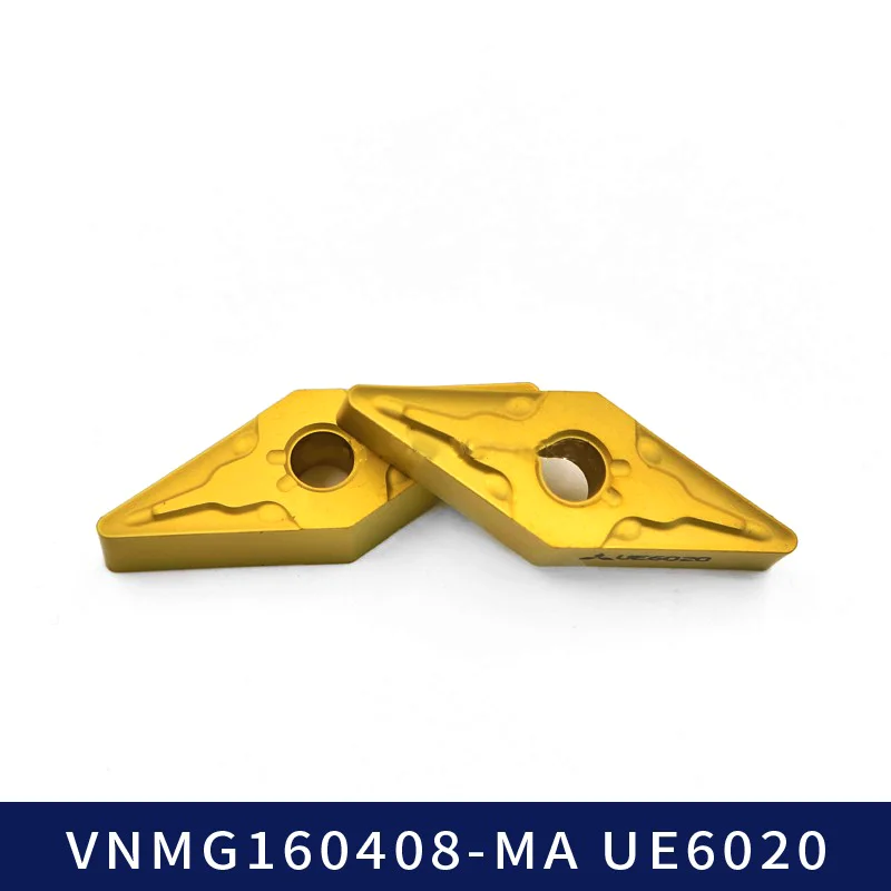 Твердосплавная пластина VNMG160404 VNMG160408 MA VP15TF UE6020 US735, внешние металлические режущие инструменты, токарный станок с ЧПУ VNMG 160408, лезвие