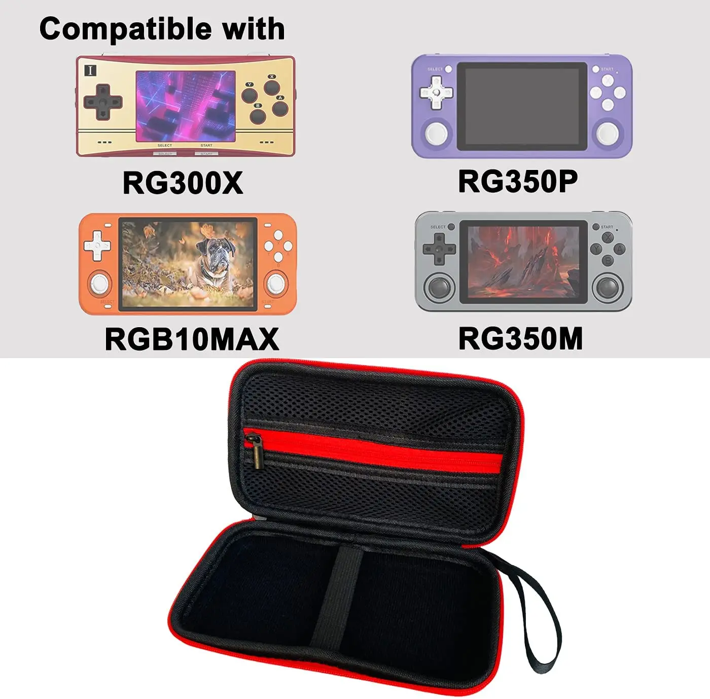 Universele Harde Draagtas Voor RG300X RG351M RG351P RGB10 Max Video Game Console