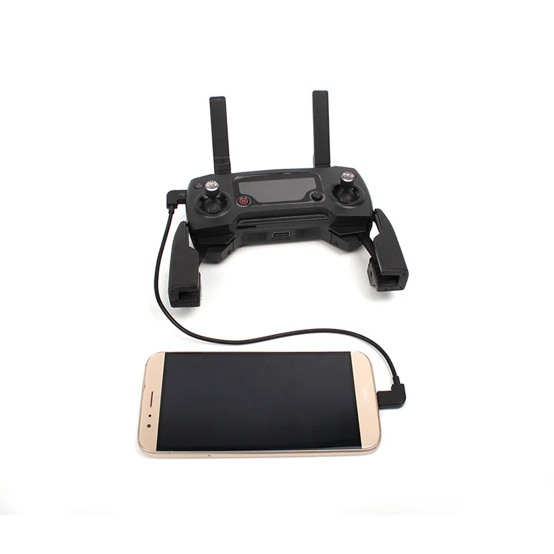 Drone Data Cable For DJI Spark/MAVIC Pro/Mavic 2 Control Micro USB to Lighting/type C/Micro USB line for smartphone For xiaomi