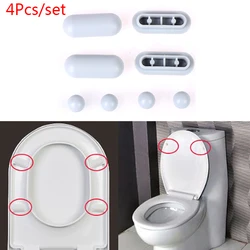 New 4pcs Antislip Gasket Toilet Seat Cushion Pads Cover Bumper Bathroom Lifter Kit toilet seat bumper heated toilet seat cover