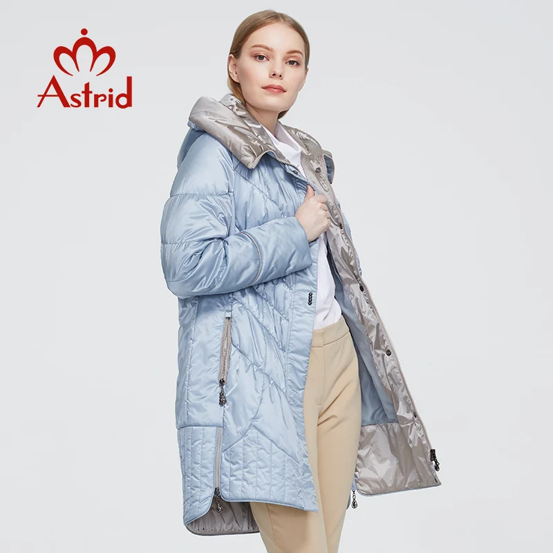 Astrid – veste d\'hiver pour femme, manteau décontracté, parka à capuche, solide, ukraine, grande taille, style de mode, meilleure AM-5810