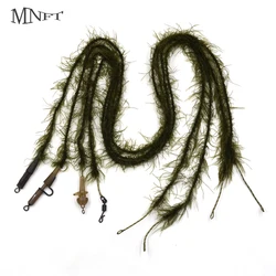 MNFT 1Pcs Carp Fishing Weed Link Leadcore Line Leader Camo Weed Effect Lead Core Carp Hair Rigs Tackle