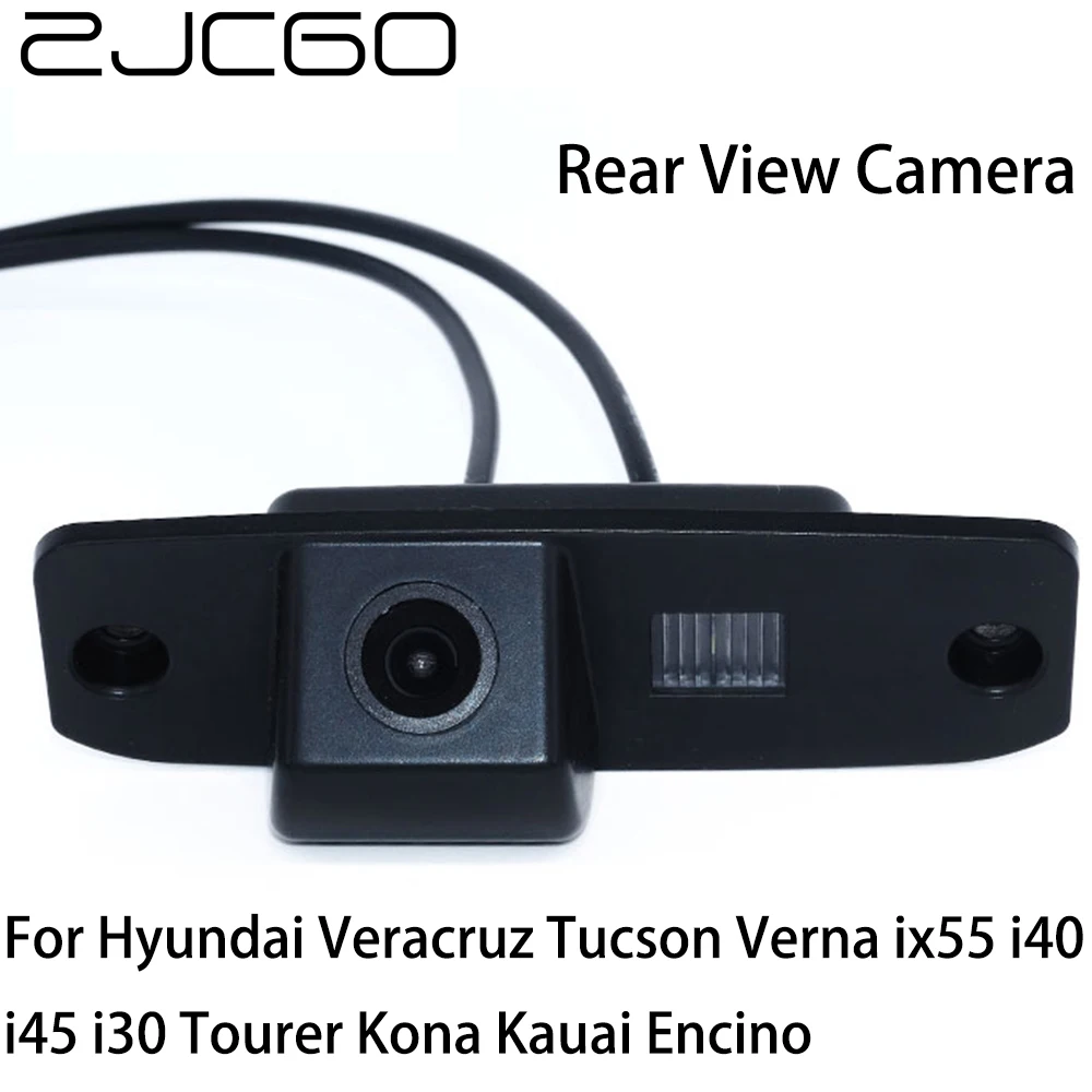 

ZJCGO Car Rear View Reverse Back Up Parking Camera for Hyundai Veracruz Tucson Verna ix55 i40 i45 i30 Tourer Kona Kauai Encino