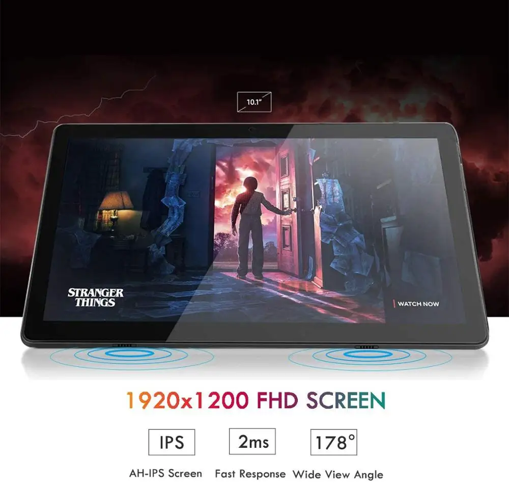 10.1 tablete ram 3gb rom 32gb 64gb 4g lte mt6762, tablet, pc, bluetooth, phablet, android 9.0, 8 octa core, 2.4g + 5g, 1920*1200 ips